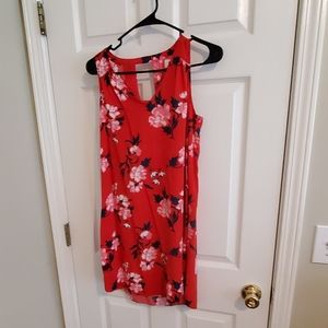 Old Navy Red Floral dress